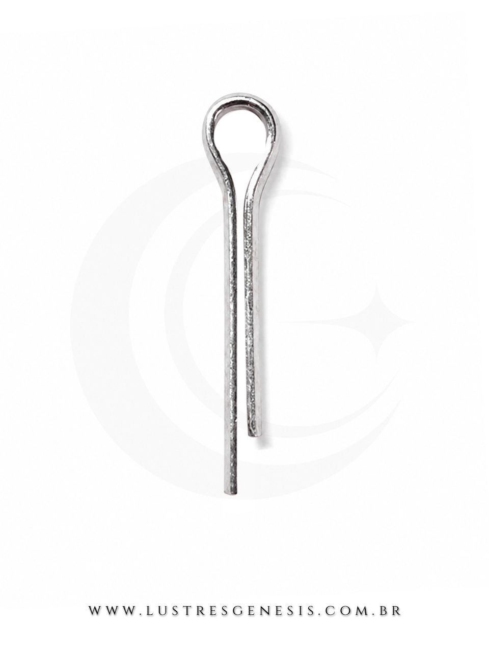 Acessorio para Lustre Cupilha de Aluminio para Fixa&ccedil;&atilde;o Cristais, Sala de Jantar, Sala de Estar, Hall de Entrada, Escadas